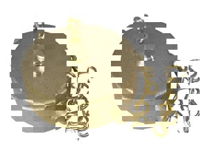 2-1/2 in. Brass Cap with Chain